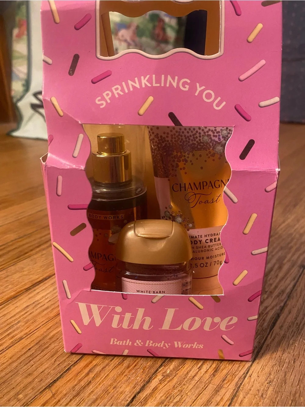 Bath & Body Works Pink & Peach Gift Set - Peach Blossom & Champagne Toast